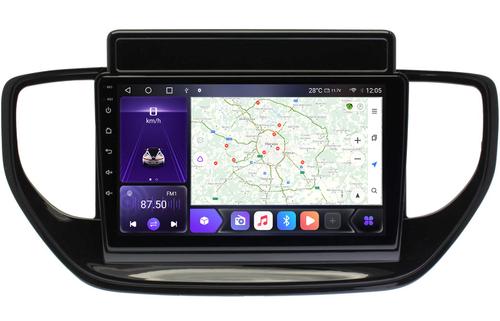 Магнитола для Hyundai Solaris 2 2020-2022 (штатная навигация) - Kuberg OL-9714 QLed, Android 12, TS10, CarPlay, 4G SIM-слот