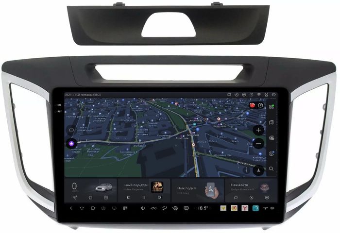 Магнитола для Hyundai Creta 2016-2021 - Kuberg OL-1701 QLed+2K, Android 13, UIS7870 (DUDU7), CarPlay, SIM-слот