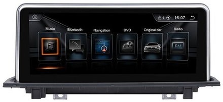 Магнитола для BMW X1 (F48) 2015-2017 NBT - Kuberg XN-B1009-Q6 монитор 10" на Android 10, SIM-слот, 4ГБ-64ГБ