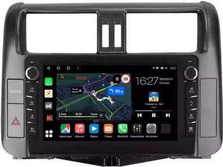 Магнитола для Toyota Land Cruiser Prado 150 2009-2013 (взамен 7" навигации) - Canbox 9-2750 Android 10, ТОП процессор, CarPlay, 4G SIM-слот