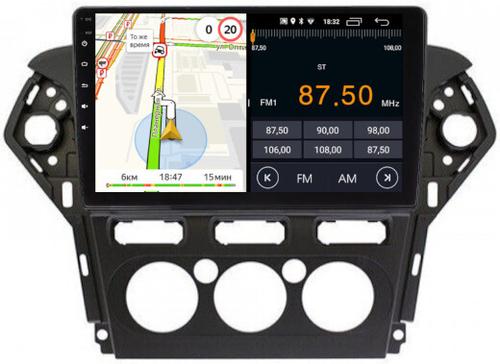 Магнитола для Ford Mondeo 4 2010-2015 - Parafar PF145LUX1FHD на Android 13, 8-ядер, 2Гб+32Гб, CarPlay, 4G SIM-слот