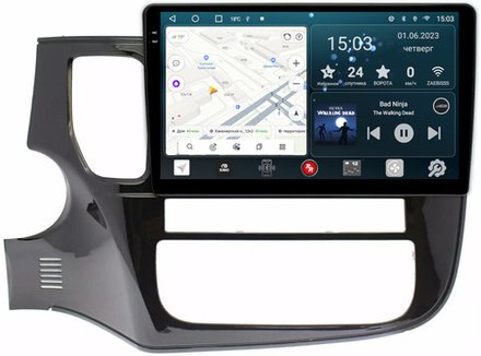 Магнитола для Mitsubishi Outlander 3 2012-2022 - RedPower 156 Android 10, QLED+2K, ТОП процессор, 6Гб+128Гб, CarPlay, SIM-слот