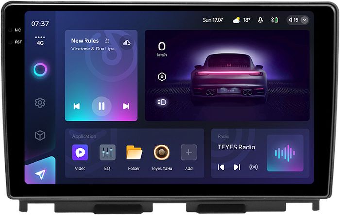 Магнитола для Lada Iskra 2025+ (штатная КЗВ) - Teyes CC3-2K монитор 10.36" 2K QLED на Android 10, Быстрая, CarPlay, 4G SIM-слот
