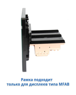Комплект рамки с разъёмами 10" BMW X1 E84 2009-2014 (CIC)