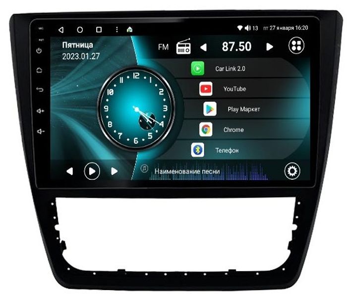 Магнитола для Skoda Yeti 2009-2018 (кондиционер) - Vaycar VA65-1225 на Android 13, 8-ядер, 4G SIM-слот