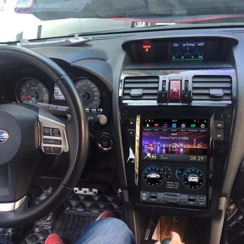 Магнитола для Subaru 2012-2018 Forester 4 SJ, Impreza GJ, XV GP - Kuberg ZF-1072-Q6 вертикальный монитор 10.4" в стиле "Тесла" на Android 11, Snapdragon, CarPlay, 4G SIM-слот, 8/128Гб