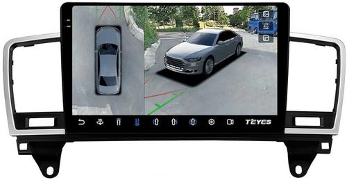 Магнитола для Mercedes-Benz ML W166, GL X166 2011-2015 (рамка 9) - Teyes CC3-2K-360 на Android 10, 2K QLED, 6Гб+128Гб, CarPlay, 4G SIM-слот, 4 камеры в комплекте