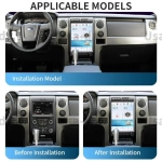 Магнитола для Ford F-150 2009-2012 (климат контроль, без SYNC) - Kuberg ZF-1307A-GE на Android 13, 8-ядер, 8ГБ-128ГБ, CarPlay, SIM-слот