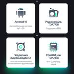 Магнитола для Lada Granta 2018+ - Teyes CC2 PLUS Android 10, Быстрая, SIM-слот