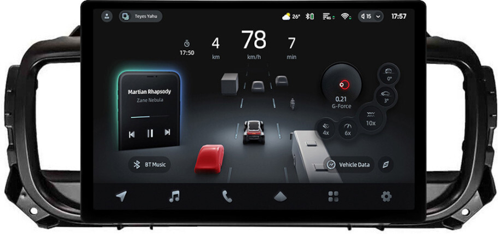 Магнитола для Peugeot Traveller/Expert, Citroen SpaceTourer/Jumpy, Opel Zafira Life/Vivaro - Teyes CC4-PRO монитор 13" 2K QLED на Android 13, Snapdragon 778G, ИИ, CarPlay, DSP, 4G SIM-слот