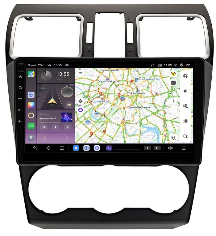 Магнитола для Subaru Forester, Impreza, XV 2015-2018 - Kuberg QLed, Android 13, TS20, CarPlay, SIM-слот