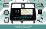 Магнитола для Toyota Land Cruiser Prado 150 2017-2023 - Vaycar VA77-1053 на Android 13, Быстрая, 4G SIM-слот