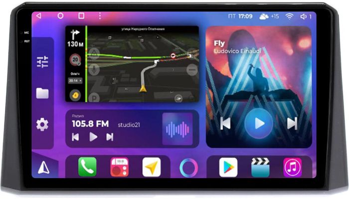 Магнитола для Toyota Corolla E210 2019-2024+, Corolla Cross - FarCar BM1151M-2K монитор 10.36" 2K QLED на Android 14, TS10, 4+32Гб, CarPlay, 4G SIM-слот