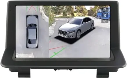 Магнитола для Audi Q3 2011-2019 (рамка 9) - Teyes CC3-2K-360 на Android 10, 2K QLED, 6Гб+128Гб, CarPlay, 4G SIM-слот, 4 камеры в комплекте