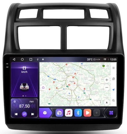 Магнитола для KIA Sportage 2008-2010 - Kuberg OL-9734 QLed+2K, Android 12, TS10, CarPlay, 4G SIM-слот