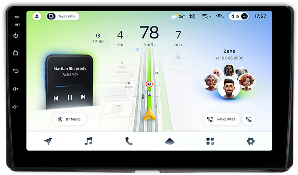 Магнитола для Toyota Sienna 3 2014-2020 - Teyes CC4L монитор 9" IPS на Android 14, Snapdragon 662, CarPlay, 4G SIM-слот