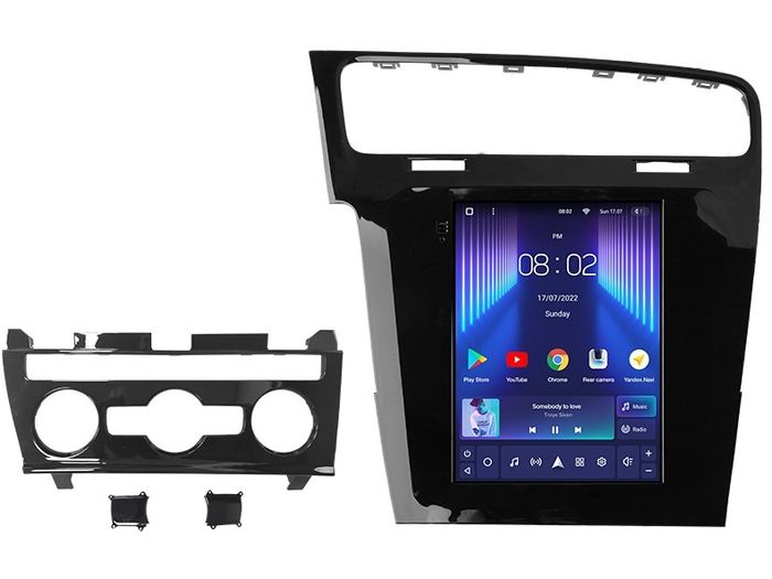 Магнитола для Volkswagen Golf 7 2012-2021 - Teyes TPRO 2 монитор 9.7" QLED в стиле "Тесла" на Android 10, TS10, 4G SIM-слот