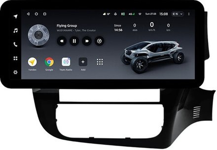 Магнитола для Mitsubishi Outlander 3 2012-2021 (правый руль) - Teyes LUX ONE ROUND монитор 12.3" 2K QLED на Android 10, CarPlay, 4G SIM-слот
