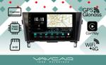 Магнитола для Nissan X-Trail T32, Qashqai J11 2014-2022 (маленькая рамка) - Vaycar VA51-0665 на Android 13, Быстрая, 4G SIM-слот