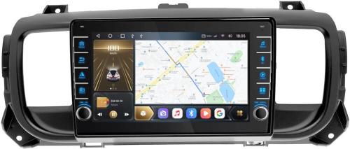 Магнитола для Peugeot Traveller/Expert, Citroen SpaceTourer/Jumpy, Opel Zafira Life/Vivaro - Kuberg OL-9934 (кнопки и крутилки), Android 12, TS10, CarPlay, 4G SIM-слот