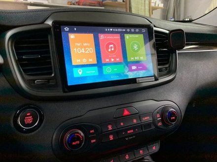 Магнитола для KIA Sorento Prime 2015+ (UM) - Kuberg QLed, Android 13, TS20, CarPlay, SIM-слот