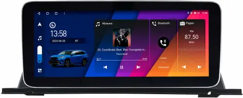 Магнитола для BMW 5 GT F07 2010-2017 - Canbox H-Line 3112 монитор 12.3" QLED в стиле MERCEDES на Android 10, ТОП-процессор, CarPlay, 4G SIM-слот