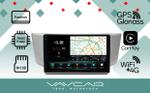 Магнитола для Toyota Harrier XU30 2003-2013, Lexus RX 2003-2009 (монохром, рамка вниз) - Vaycar VA37-0300-2K на Android 13, Быстрая, 2K QLED 9,5", CarPlay, 4G SIM-слот