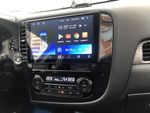 Магнитола для Mitsubishi Outlander 3 2012-2022 (рамка 9") - Parafar PF230T2LUX2UHD на Android 13, QLED, ТОП процессор, 8Гб+128Гб, CarPlay, 4G SIM-слот