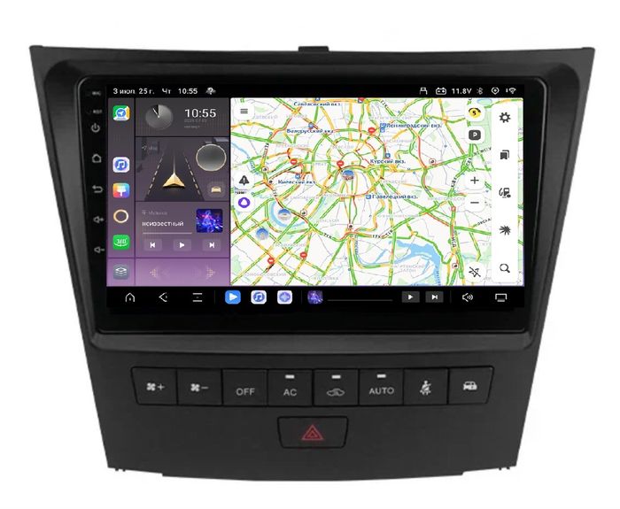 Магнитола для Lexus GS III 2005-2012 - Kuberg QLed, Android 13, Быстрейшая, CarPlay, SIM-слот