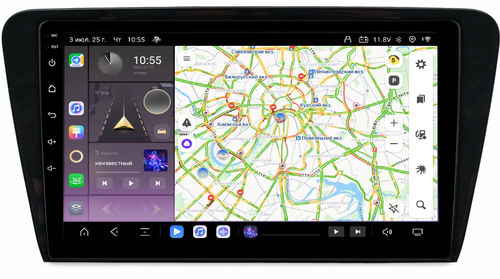 Магнитола для Skoda Octavia A7 2013-2020 - Kuberg QLed, Android 13, TS20, CarPlay, SIM-слот