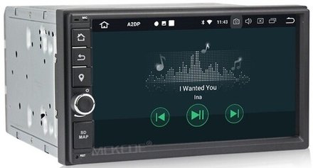 2DIN магнитола (экран 7") - Kuberg MKD-7063-P6 на Android 10, 6-ТУРБО ядер, 4/64