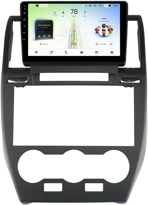 Магнитола для Land Rover Freelander 2 2007-2012 (монохром) - Teyes CC4L монитор 9" IPS на Android 14, Snapdragon 662, CarPlay, 4G SIM-слот
