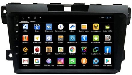 Магнитола для Mazda CX-7 2006-2012 - Parafar PF097XHD на Android 13, 8-ядер, 4Гб+64Гб, CarPlay, 4G SIM-слот