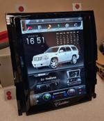 Магнитола для Cadillac Escalade 3 2006-2014 - Kuberg NH-1001 вертикальный экран 10.4" в стиле "Тесла" на Android 9