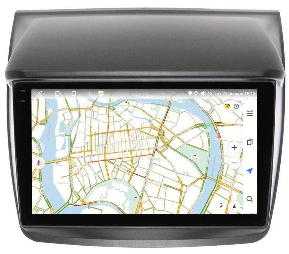 Магнитола для Mitsubishi Pajero Sport 2006-2016 - Vaycar VA47P-0094 на Android 13, 8-ядер, 4G SIM-слот
