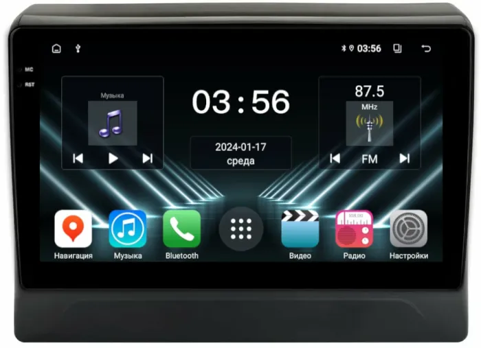 Магнитола для Mitsubishi Delica D5 2019+ - FarCar S280 монитор 10.36" IPS на Android 13, CarPlay