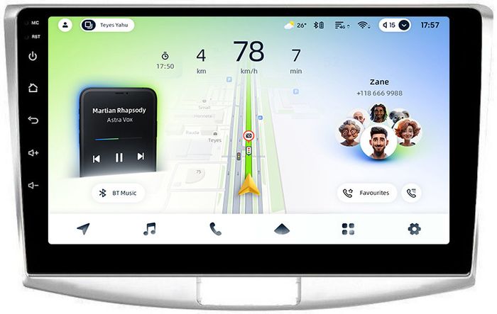 Магнитола для Volkswagen Passat B6, B7, CC 2005-2015 - Teyes CC4L монитор 10" IPS на Android 14, Быстрая, Snapdragon 662, CarPlay, 4G SIM-слот
