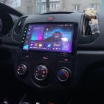 Магнитола для KIA Cerato 2 2008-2013 (кондиционер, рамка черная) - Teyes CC2 PLUS на Android 10, ТОП процессор, 4Гб+64Гб, 4G SIM-слот