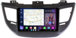 Магнитола для Hyundai Tucson 3 2015-2018 (без штатной КЗВ, рамка черная) - FarCar XXL9-8101BL-A монитор 9.5" 2K QLED на Android 14, TS20, 8+256Гб, CarPlay, 4G SIM-слот