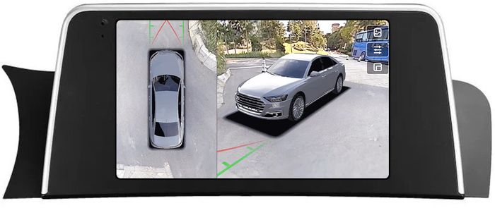 Магнитола для BMW X3 F25 2011-2014 CIC (рамка тип 2) - Teyes CC3-2K-360 монитор 9.5" 2K QLED на Android 10, 6Гб+128Гб, CarPlay, 4G SIM-слот, 4 камеры в комплекте