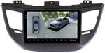 Магнитола для Hyundai Tucson 3 2015-2018 (штатная КЗВ, рамка черная) - Teyes CC3-2K монитор 9.5" 2K QLED на Android 10, Быстрая, 360, CarPlay, 4G SIM-слот
