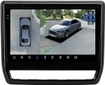 Магнитола для Mitsubishi ASX 2020+ (ШГУ 8", рамка тип 2) - FarCar BX9-360-7264R9 монитор 9.5" 2K QLED на Android 13, 6Гб+128Гб, CarPlay, 4G SIM-слот, 4 камеры в комплекте