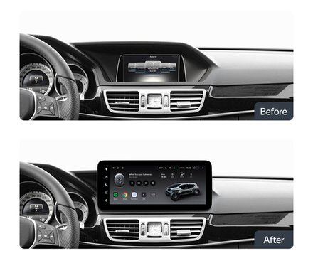Магнитола для Mercedes-Benz E-класс (W212) 2009-2012 NTG 4.0 - Parafar PF7153A138/128E монитор 12.3" на Android 13, 8Гб+128Гб, CarPlay, 4G SIM-слот