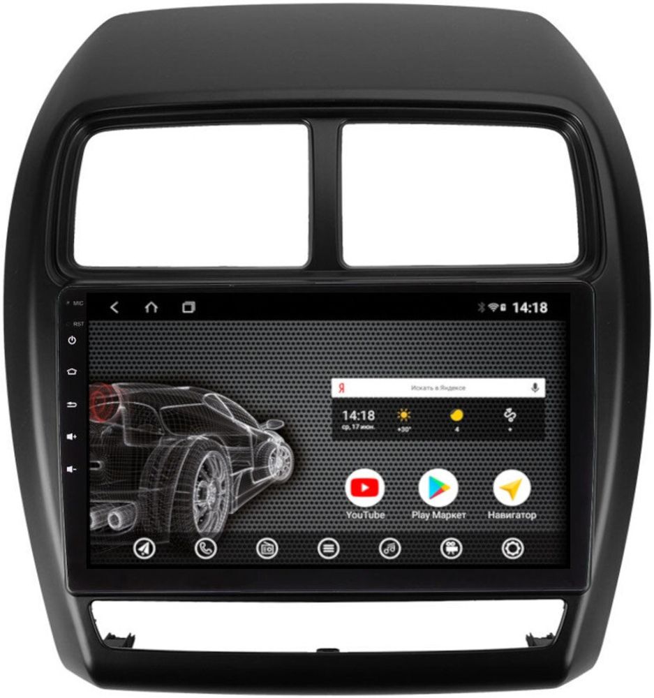 Магнитола для Mitsubishi ASX 2017+ - AK615R10-MTK Android 10, 8-ядер, 2Гб-32Гб