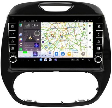 Магнитола для Renault Kaptur 2016+ (кондиционер) - Kuberg EW-9627-M (кнопки и крутилки) Android 13, TS20, 6+128Гб, CarPlay, 4G SIM-слот