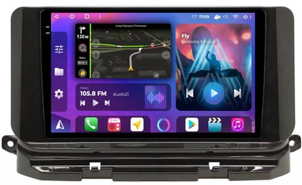 Магнитола для Skoda Octavia A8 2020+ - FarCar BM3052M-2K монитор 10.36" 2K QLED на Android 14, TS10, 4+32Гб, CarPlay, 4G SIM-слот
