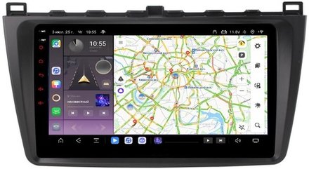 Магнитола для Mazda 6 2007-2012 (GH) - Kuberg OL-9506 QLed, Android 13, TS20, CarPlay, SIM-слот