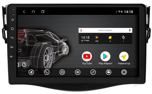 Магнитола для Toyota RAV4 30 2005-2012, Vanguard - AK364R9-MTK Android 10, 8-ядер, 2Гб-32Гб