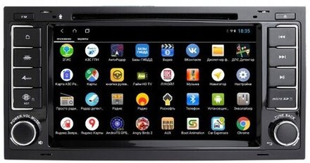 Магнитола для Volkswagen Touareg 2002-2010, Multivan 2003-2015 - Parafar PF042XHDDVD на Android 11, 8-ЯДЕР, 4ГБ-64ГБ, SIM-слот