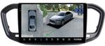 Магнитола для Lada Vesta NG 2023+ (без ШГУ, рамка черная матовая 9) - Teyes CC3-2K-360 на Android 10, Быстрая, 2K QLED, CarPlay, 4G SIM-слот, 4 камеры в комплекте